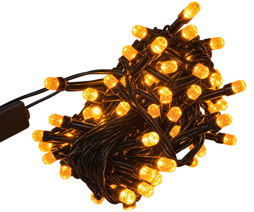 5M Serie de diamante naranja cable negro